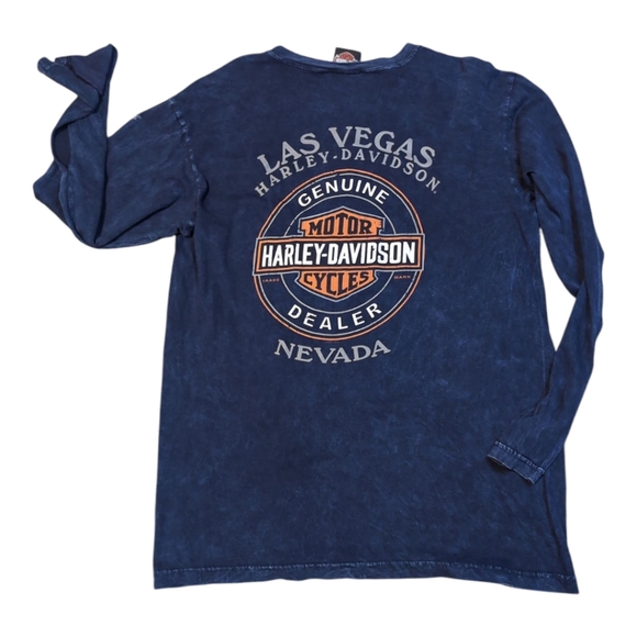 HARLEY DAVIDSON MNS Las Vegas Nevada Dealer Tshirt Sz M - Picture 2 of 6